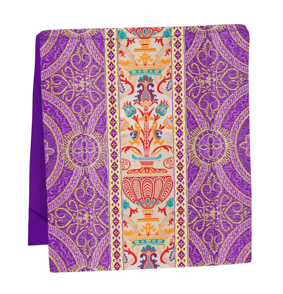 Tapestry Chasuble with Detailed Braids and Trims