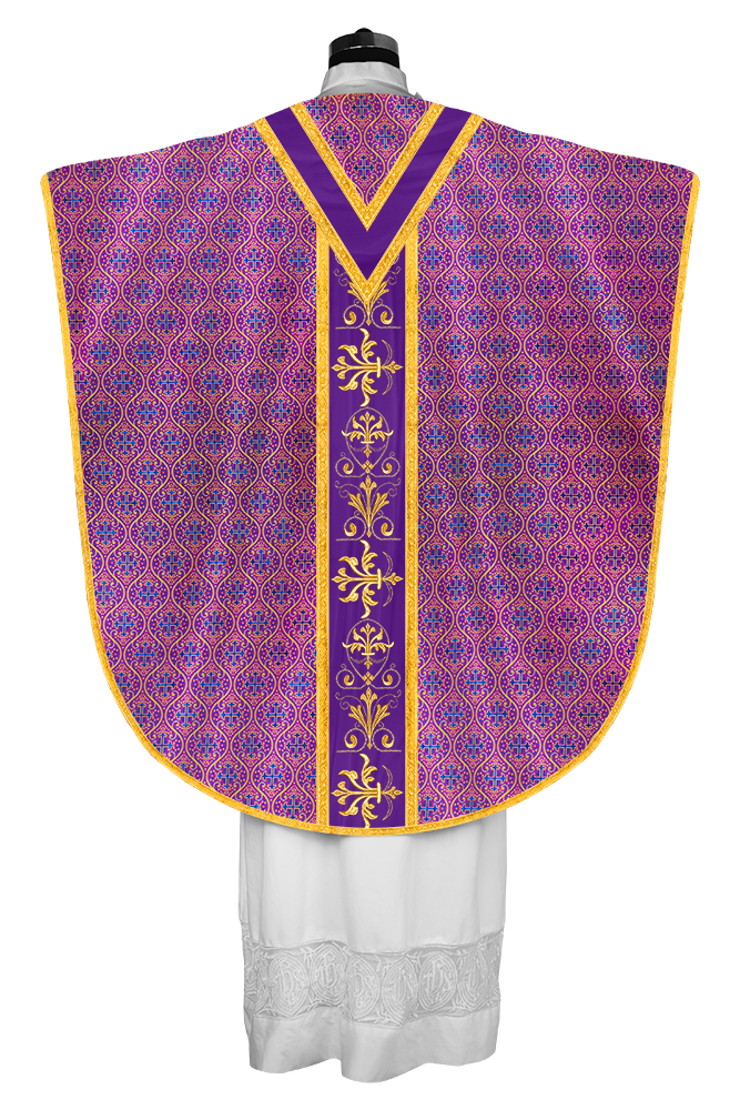 St Philip Neri Chasuble with Embroidered Lace