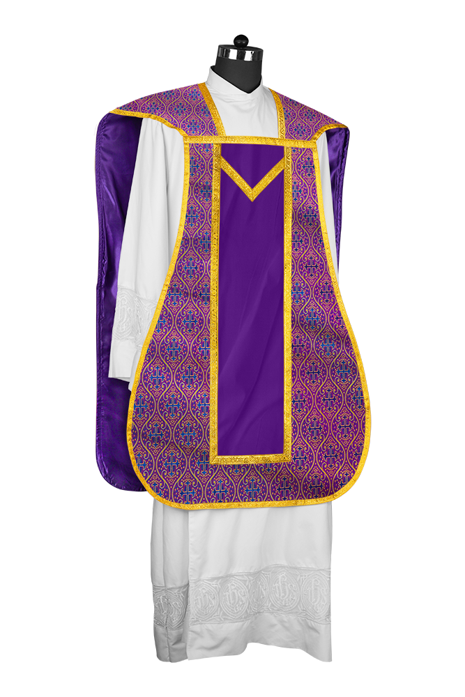 Fiddleback with spiritual motif