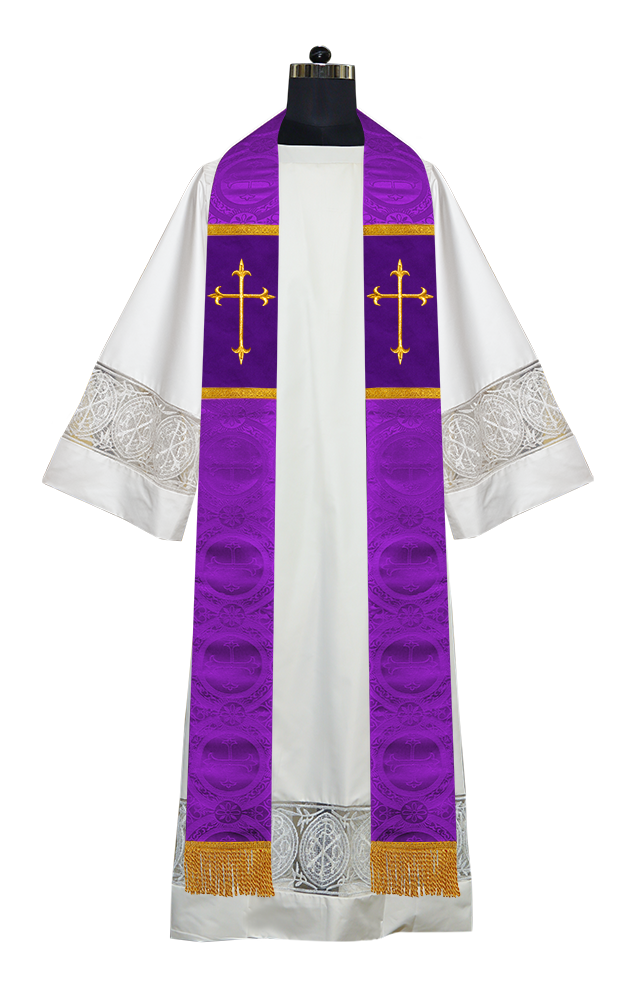 Clergy Stole with Spiritual motif