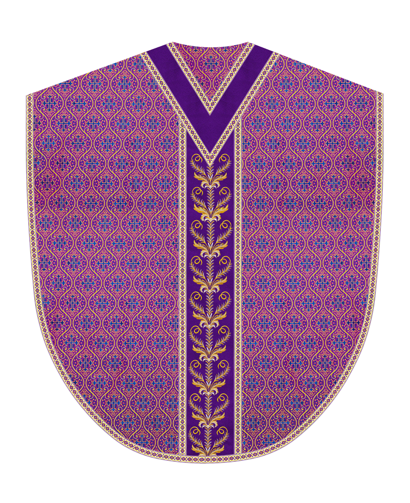 Borromean Chasuble Vestment With Liturgical Trims