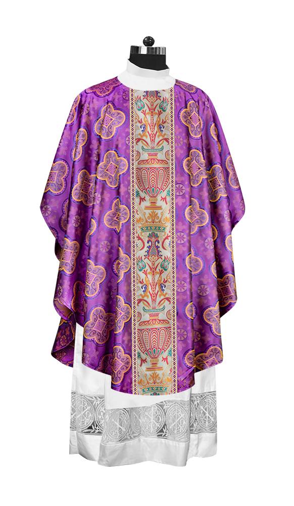 Coronation Tapestry Chasuble Braided with Trims