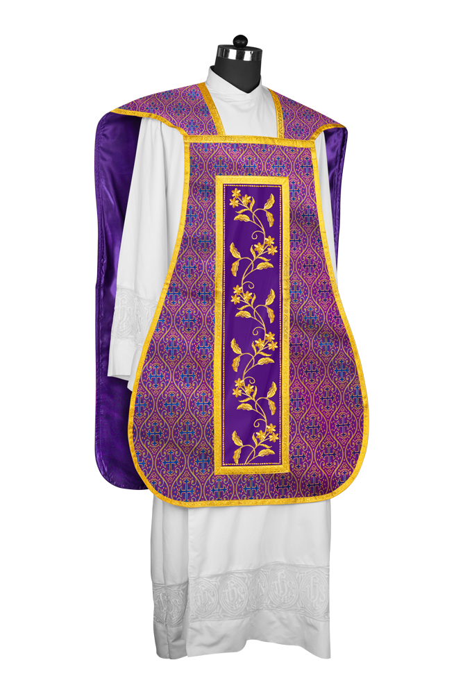 Fiddleback with Floral design