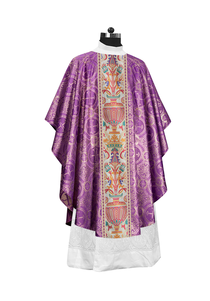 Coronation Tapestry Chasuble Braided with Trims