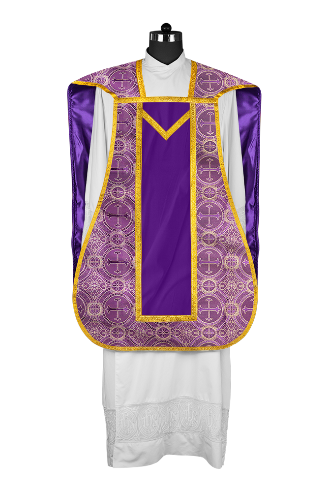 Fiddleback with spiritual motif