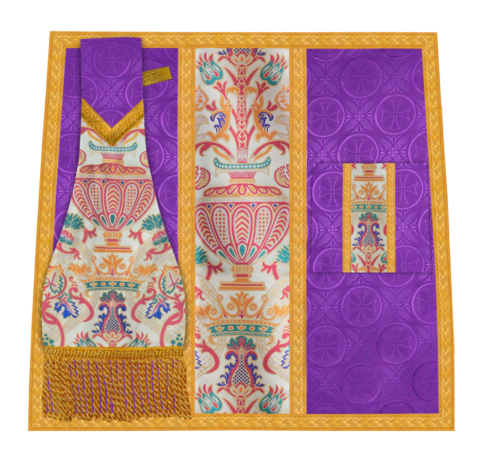 Handcrafted Tapestry Mass Set with Braided trims