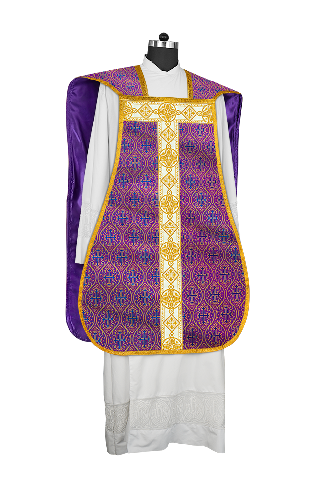 Vestimenta con espalda de violín y motivo bordado 