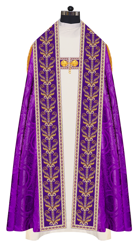 Traditional Embroidered Roman Cope Vestment