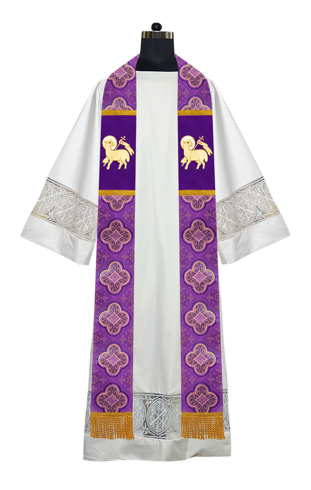 Clergy Stole with Spiritual motif