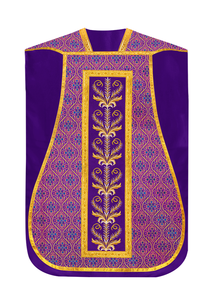 Roman Chasuble with liturgical motifs