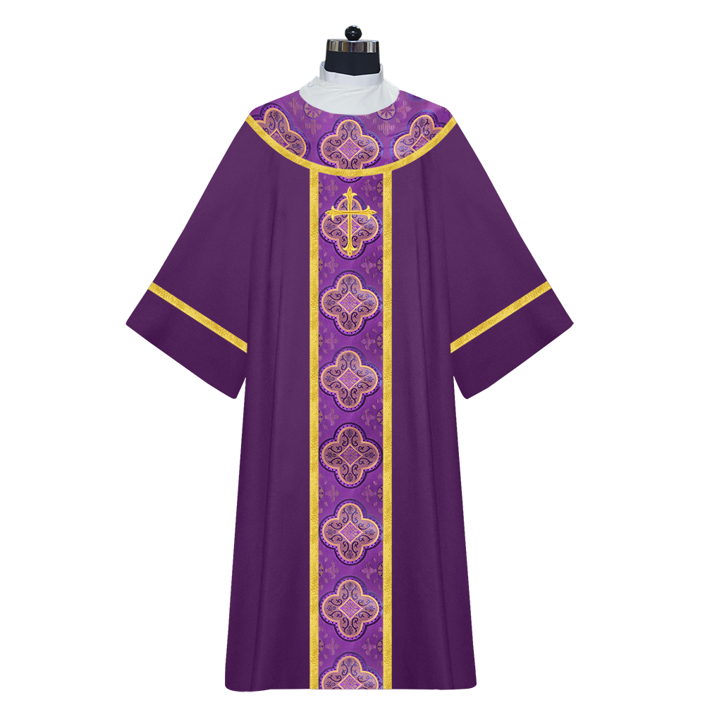 Dalmatics with embroidered cross