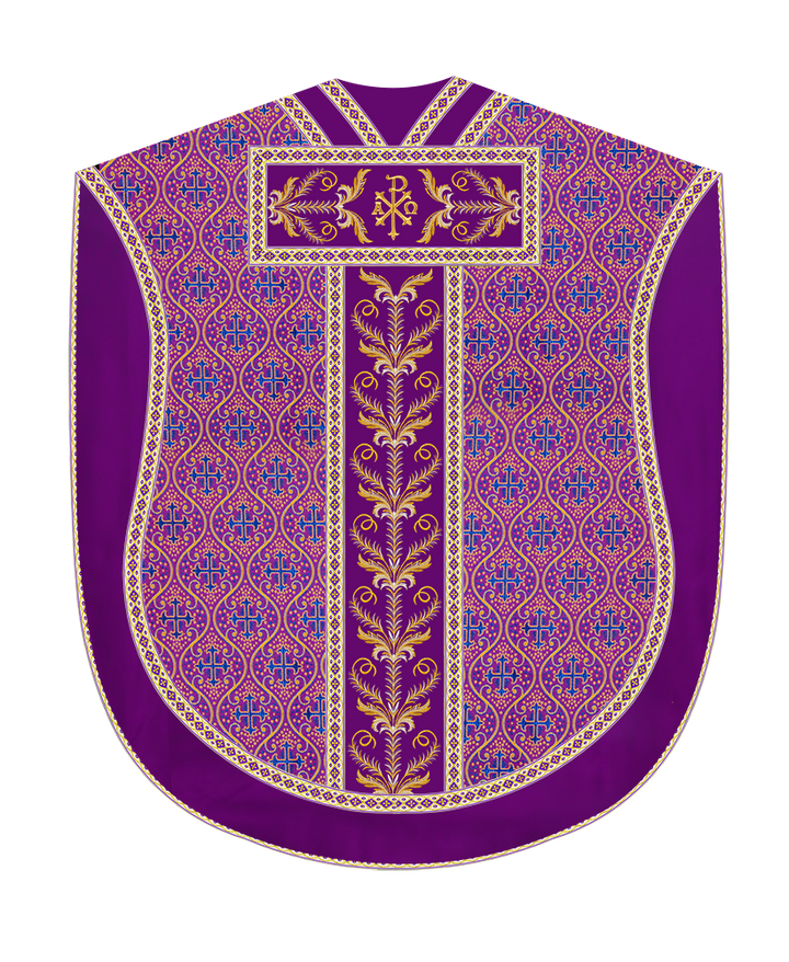 Borromean Chasuble Vestment With Liturgical Trims