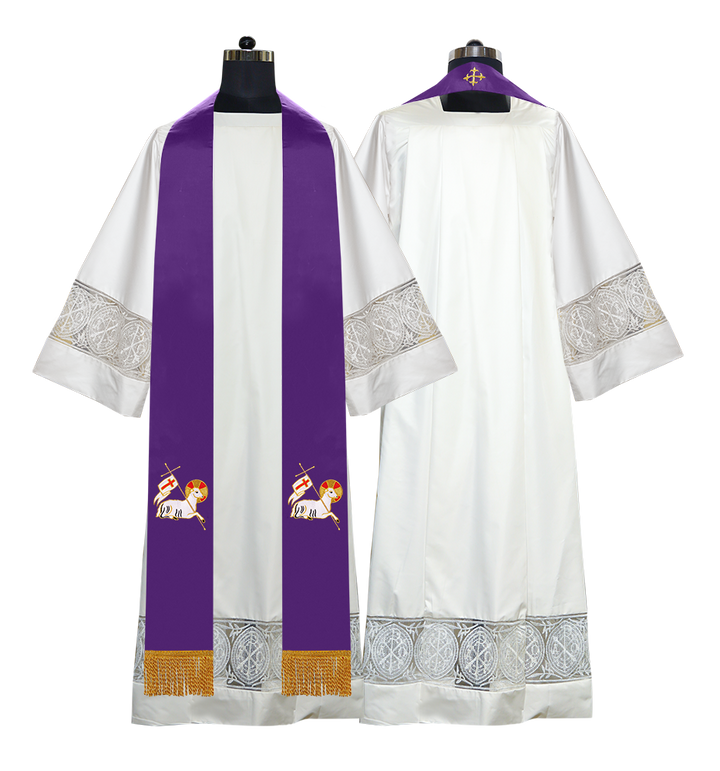 Clerical Stole with Beautiful Liturgical Motif