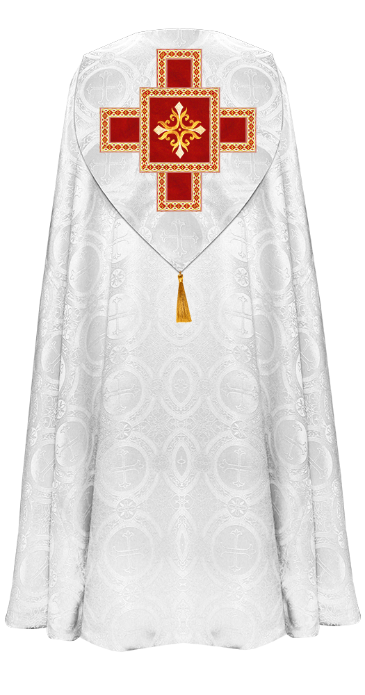 Enhanced Gothic Cope Vestments With Liturgical cross