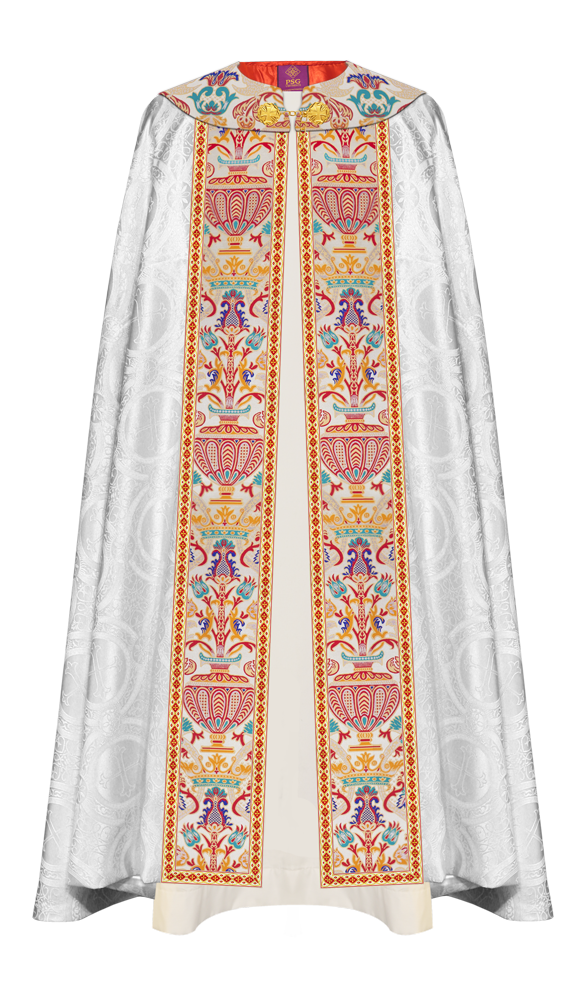 Coronation Tapestry Gothic Cope Braided with Trims