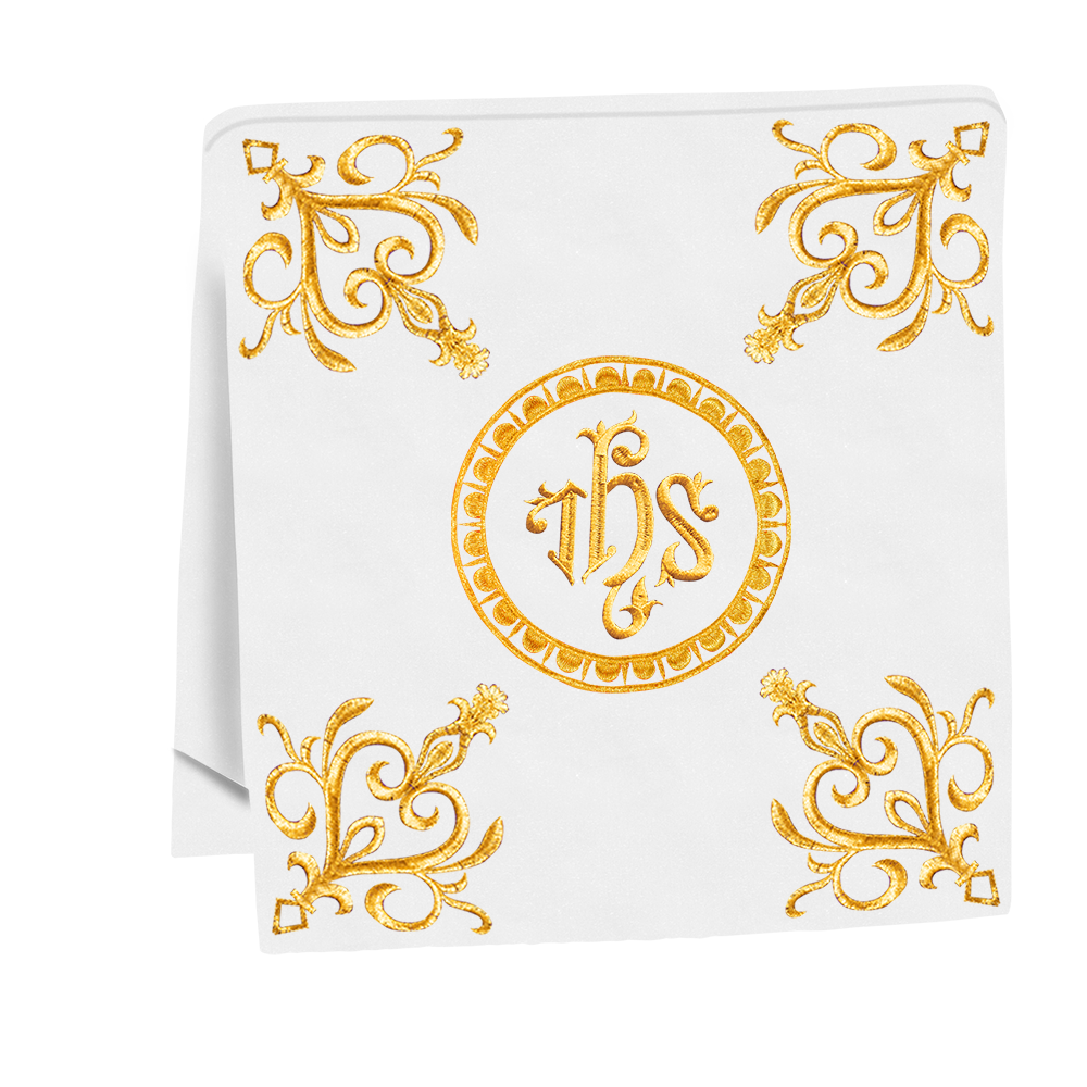 Liturgical Mass Set with Ornate Embroidery and Motif