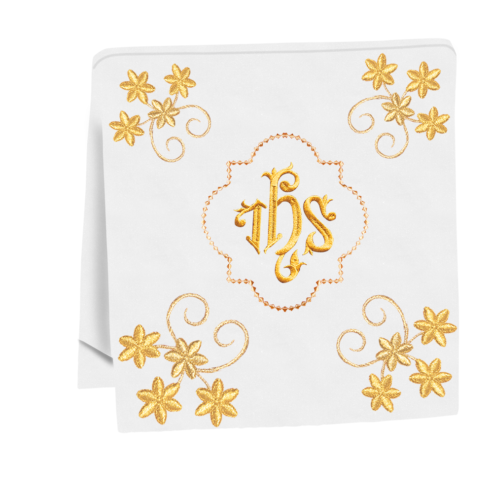 Altar Cloth with Fine Embroidery and Spiritual Motif