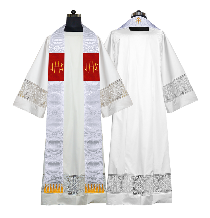 Embroidered Priest Stole with Motif