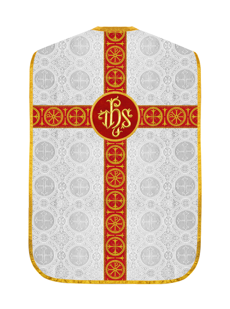 Roman Chasuble with Adorned Orphrey