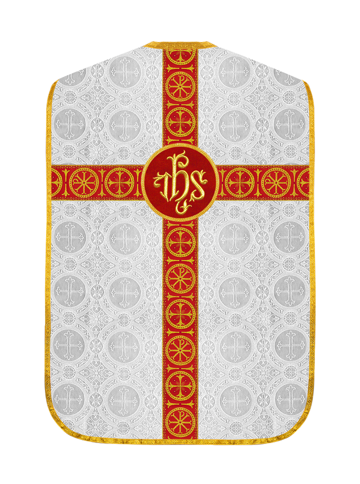 Roman Chasuble with Adorned Orphrey