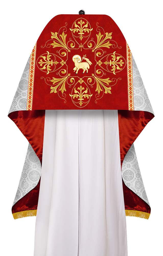 Humeral Veil Vestment with Adorned Liturgical Motif