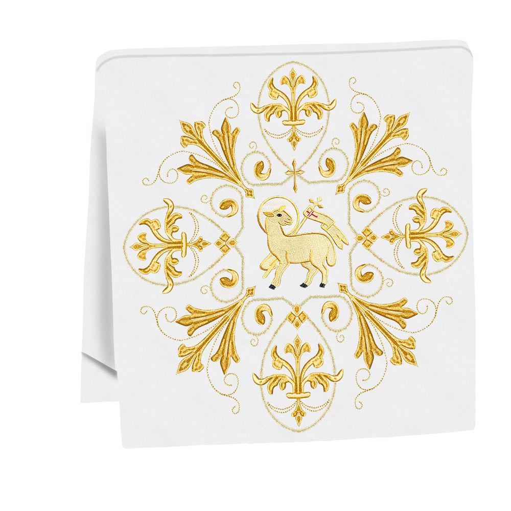 Embroidered Altar mass Set with motif and Trims