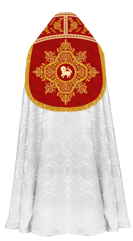 Elegant Roman Cope Vestment with Ornate Embroidery