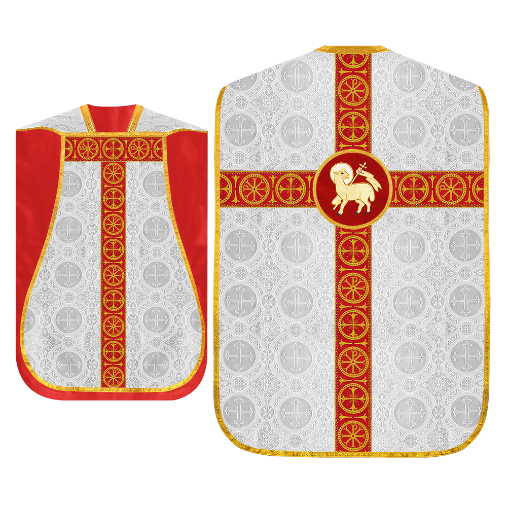 Roman Chasuble with Adorned Orphrey