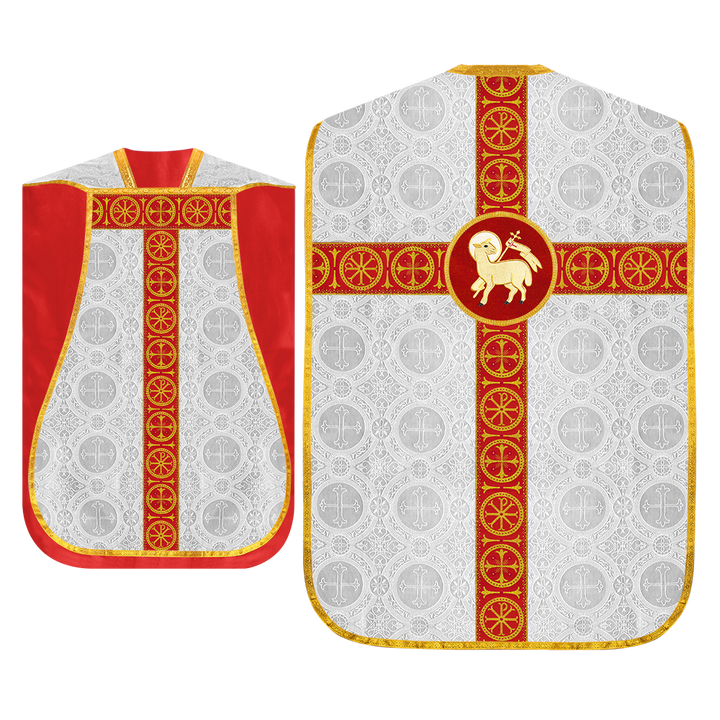 Roman Chasuble with Adorned Orphrey