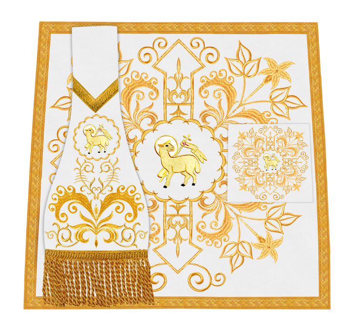 Altar Mass set with spiritual motif