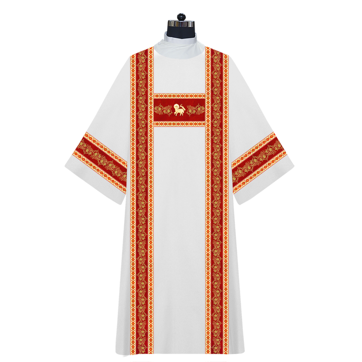 Dalmatics Vestments Adorned With Braids and Trims