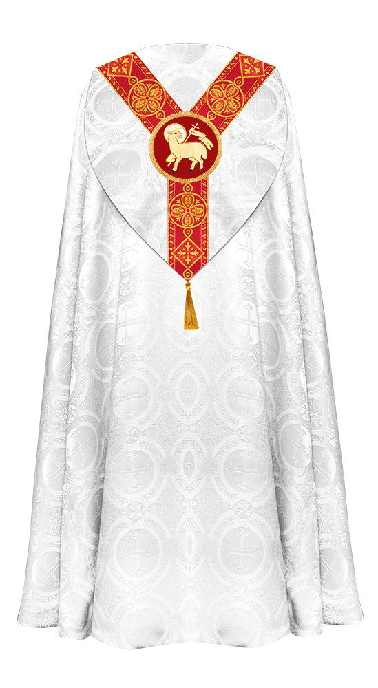 Cope Vestment Adorned With Woven Braids