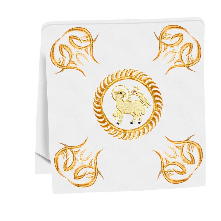 Liturgical Altar Table Cloth with Elegant Embroidery Trims