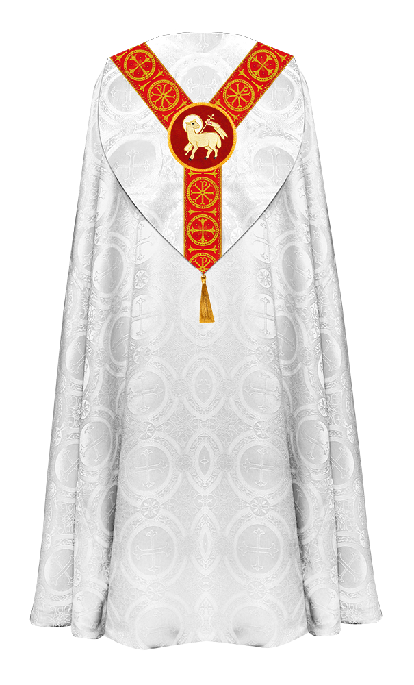 Gothic Cope Vestment with Y Type Embroidered Motif