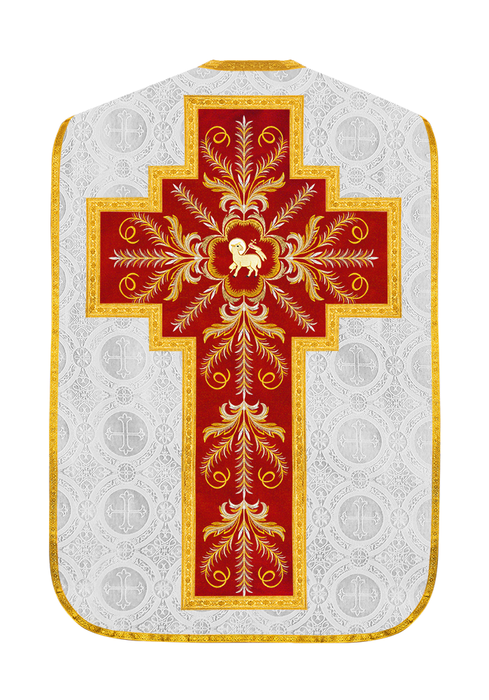 Roman Chasuble with liturgical motifs