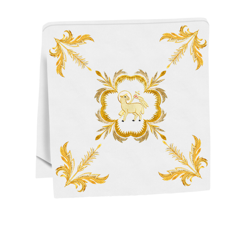 Handcrafted Church Altar Cloth with Detailed Embroidered Trims