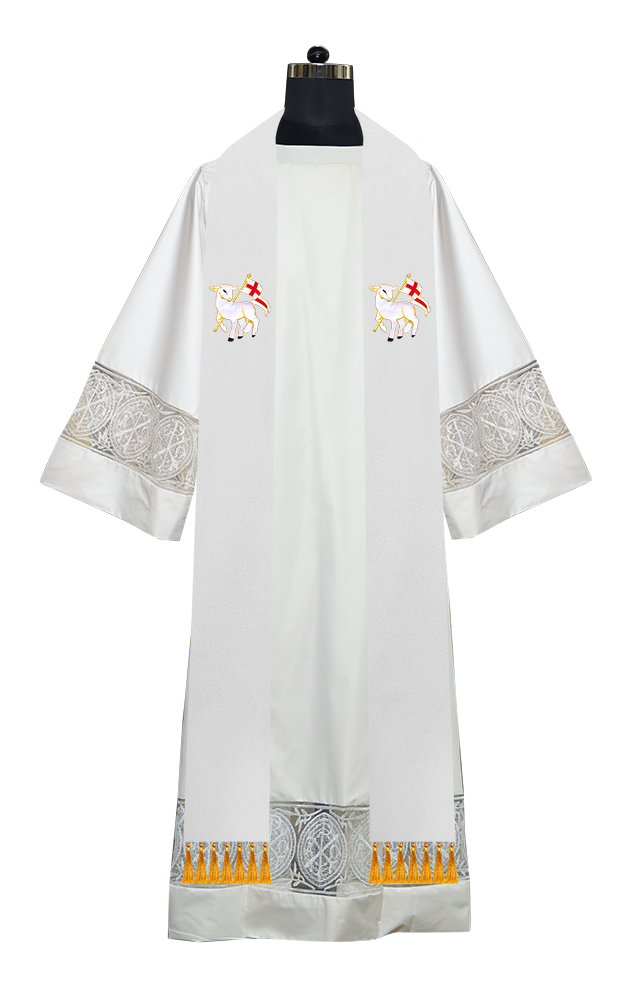 Embroidered Priest Stole with Motif