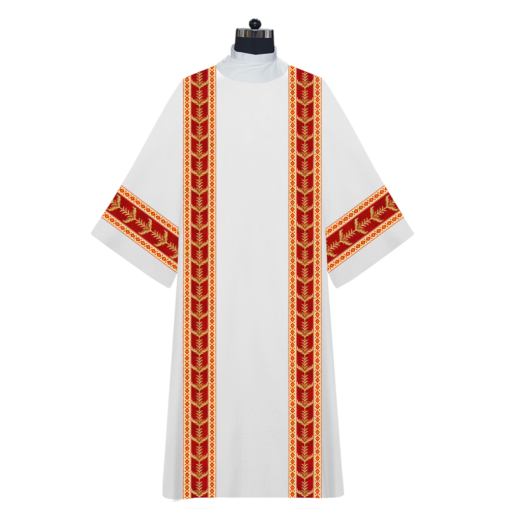 Dalmatics Vestments With Adorned Orphrey and Trims