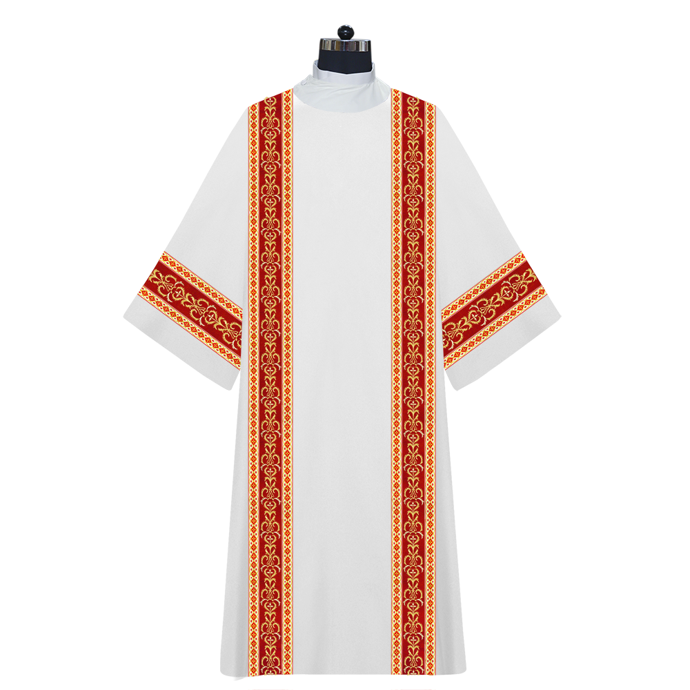 Dalmatics Vestments Enhanced With Woven Braids