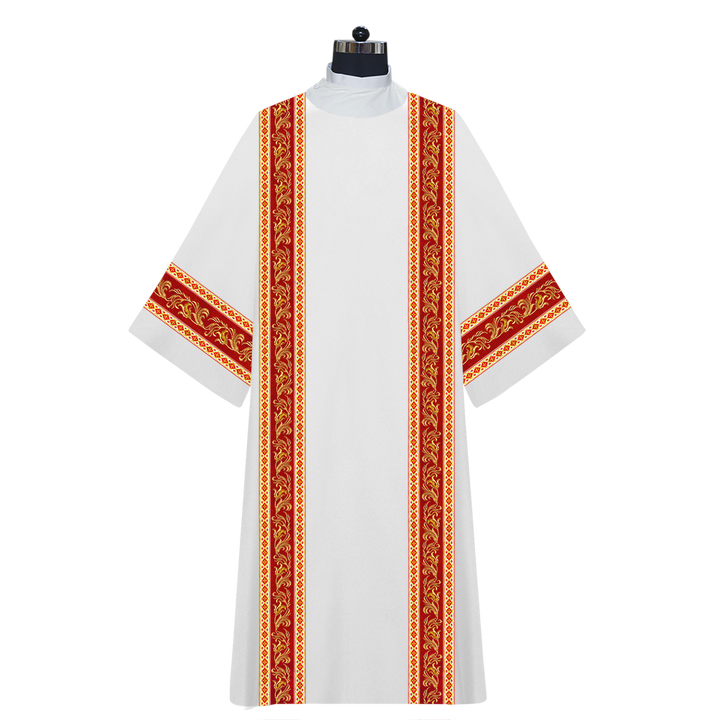 Dalmatics Vestments With Enhanced Embroidery