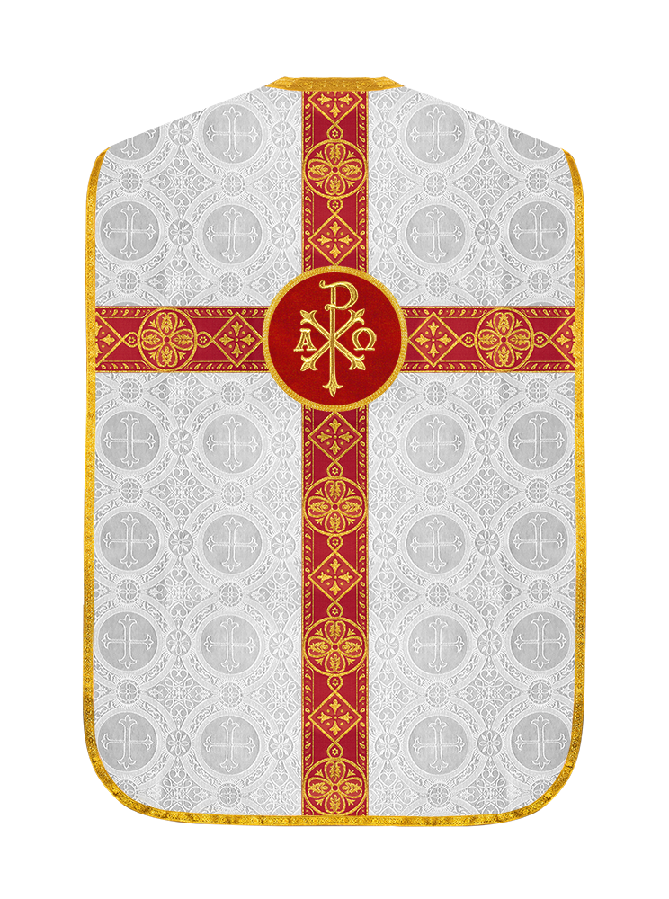 Embroidered Roman Chasuble Vestment