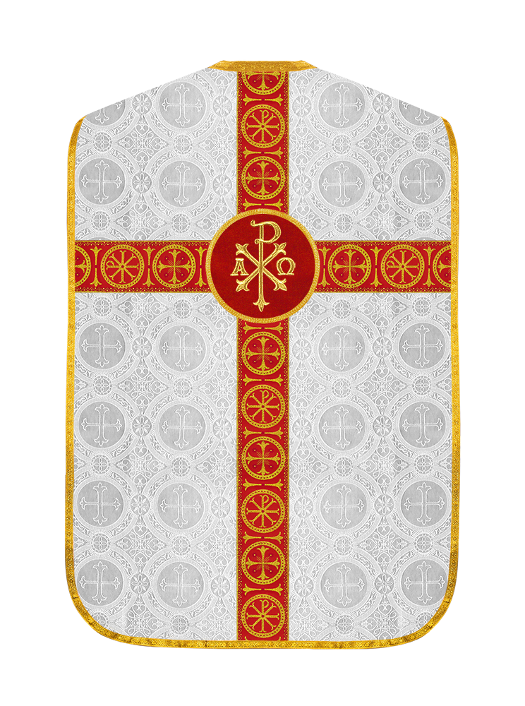 Roman Chasuble with Adorned Orphrey