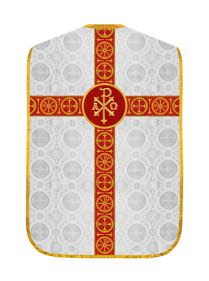 Roman Chasuble with Adorned Orphrey