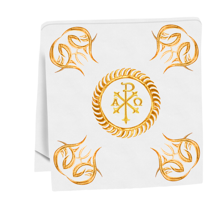 Liturgical Altar Table Cloth with Elegant Embroidery Trims