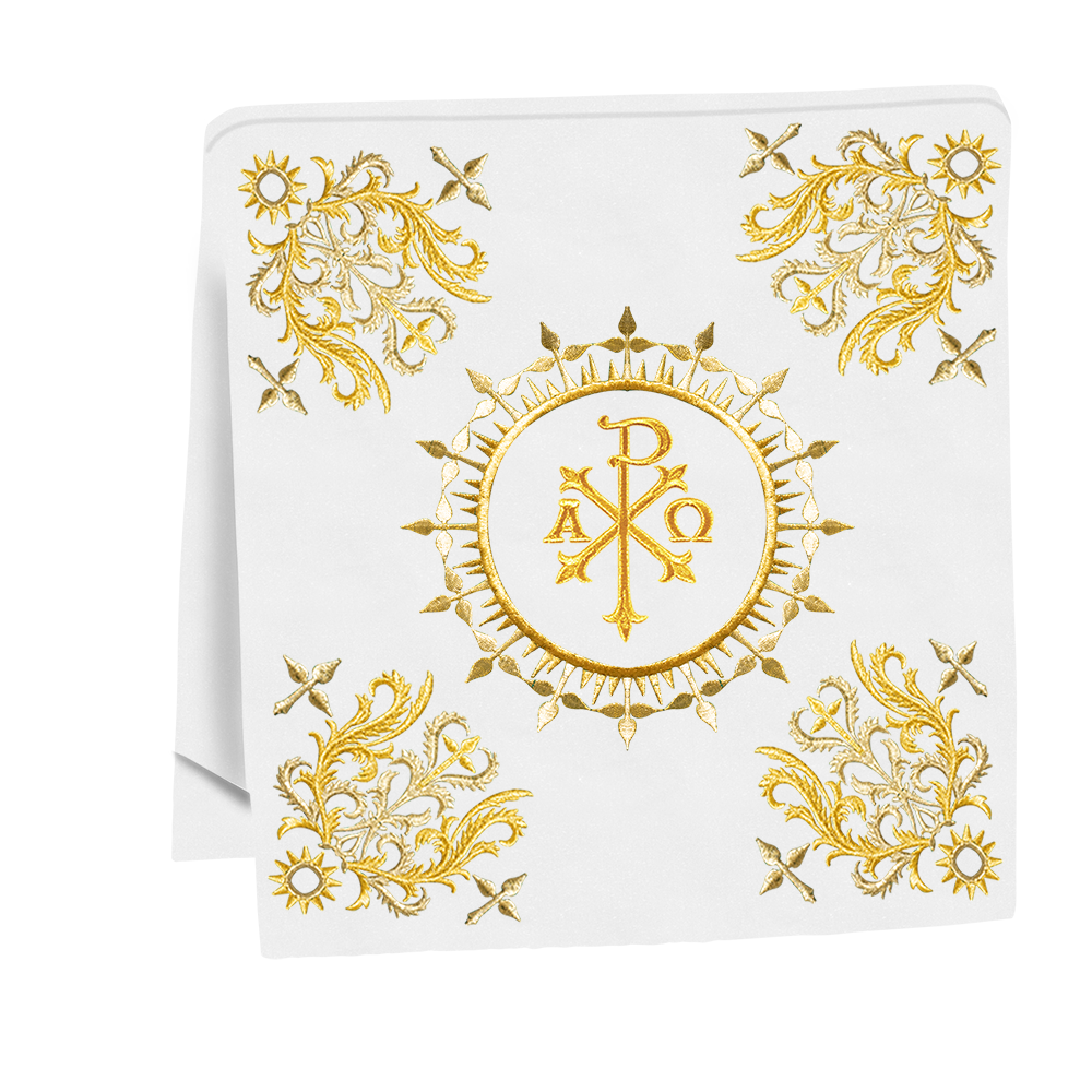 Premium Altar Mass Set with Ornate Embroidered Trims