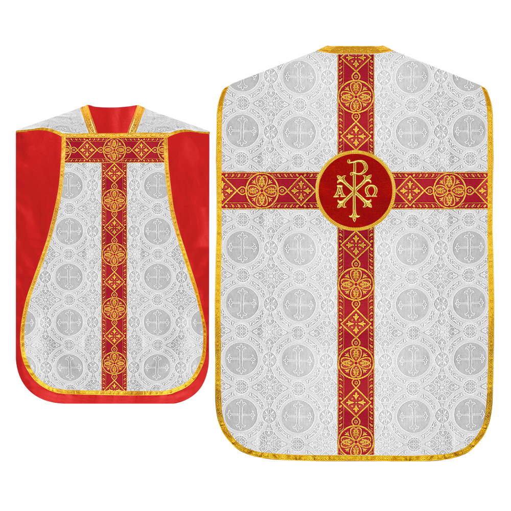 Embroidered Roman Chasuble Vestment