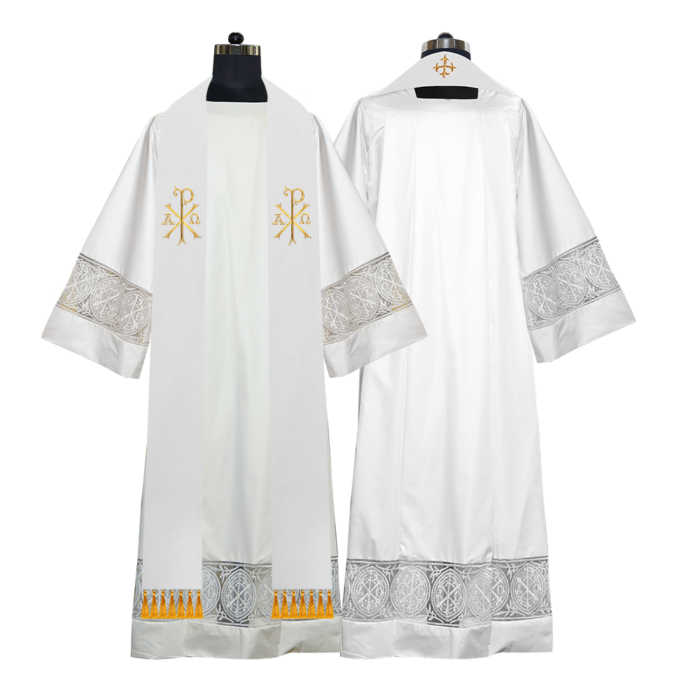 Embroidered Priest Stole with Motif