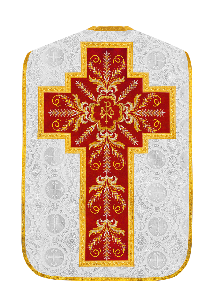 Roman Chasuble with liturgical motifs