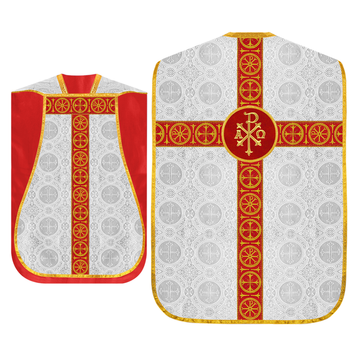 Roman Chasuble with Adorned Orphrey