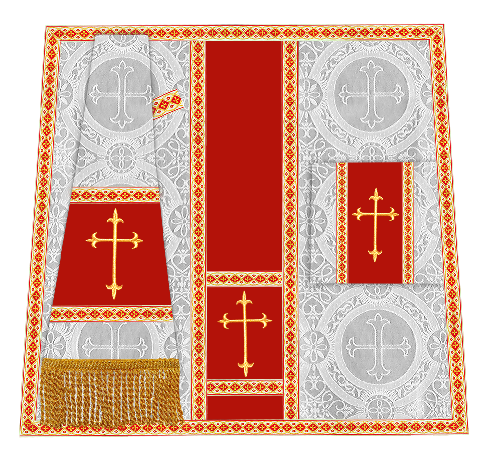 Gothic Chasuble Vestments with liturgical trims